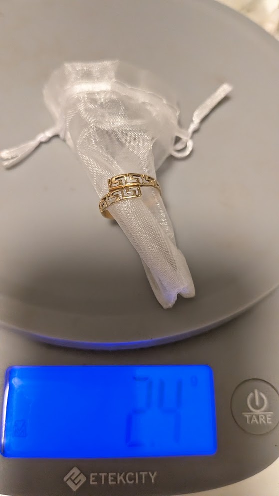 14k yellow gold vintage ring